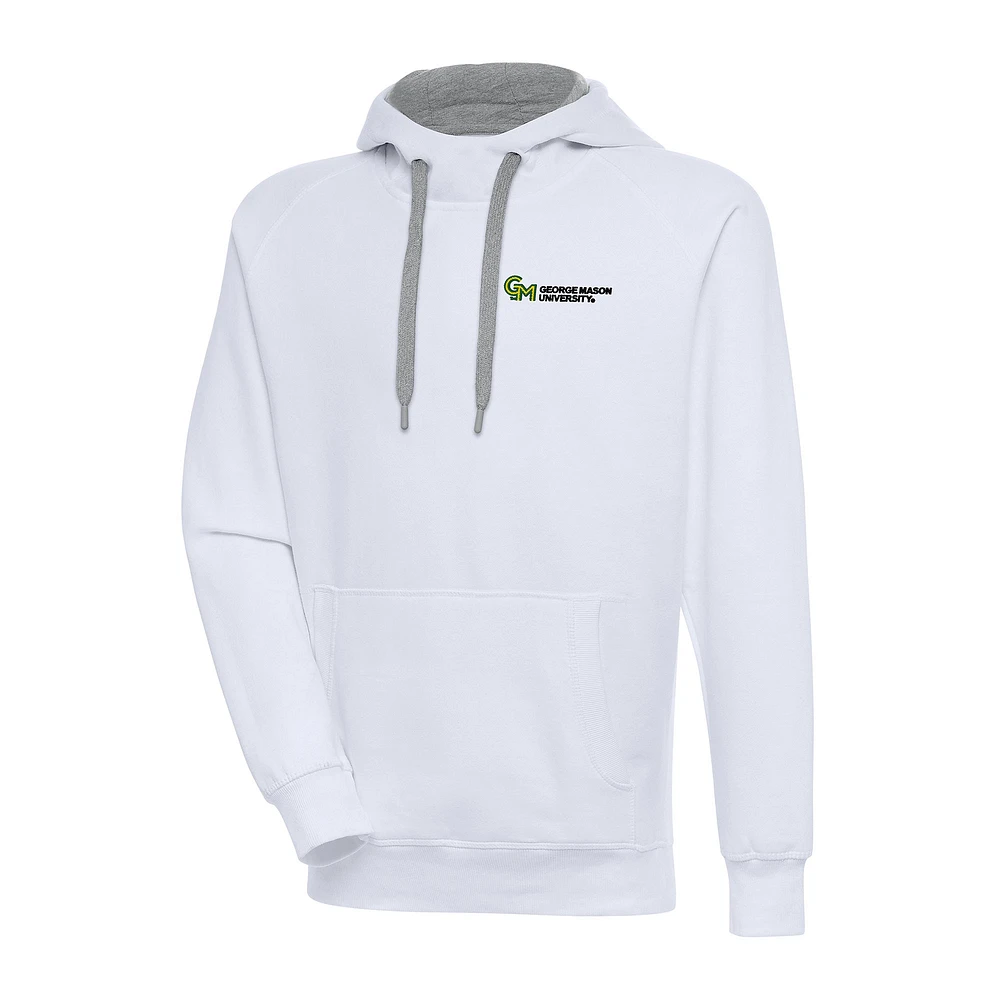 Men's Antigua George Mason Patriots Victory Pullover Hoodie