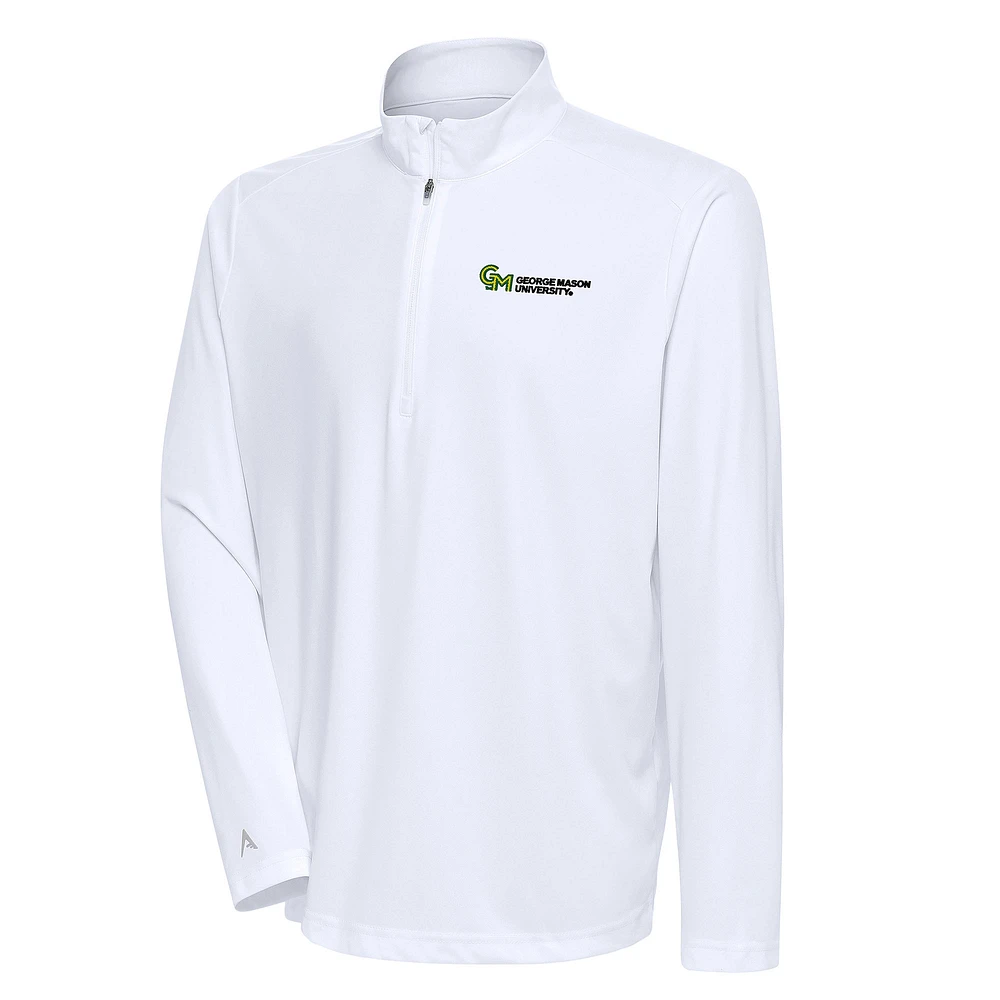 Men's Antigua George Mason Patriots Tribute Quarter-Zip Top