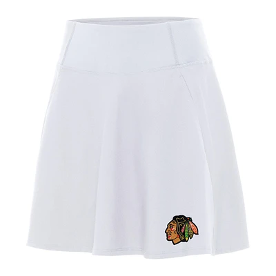 Women's Antigua White Chicago Blackhawks Chip Skort