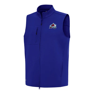 Men's Antigua Royal Colorado Avalanche Demand Full-Zip Vest