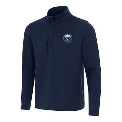Men's Antigua  Navy Buffalo Sabres Insider Quarter-Zip Top