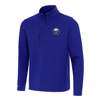Men's Antigua  Royal Buffalo Sabres Insider Quarter-Zip Top