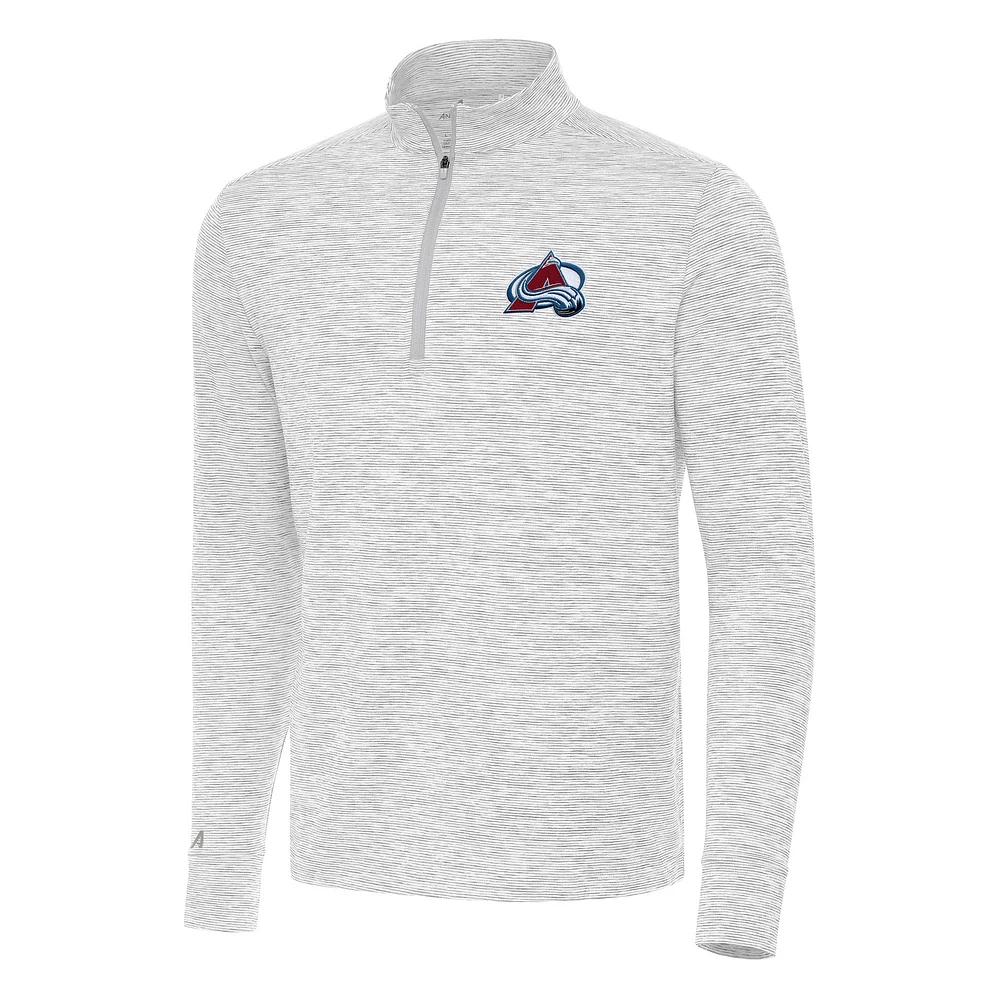 Men's Antigua Colorado Avalanche Cause Quarter-Zip Top