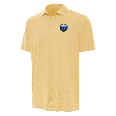 Men's Antigua Gold Buffalo Sabres Twine Polo