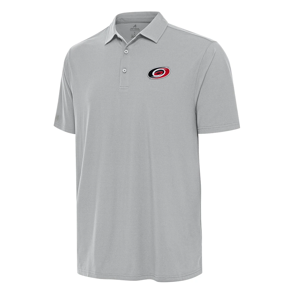 Men's Antigua Gray Carolina Hurricanes Era Polo