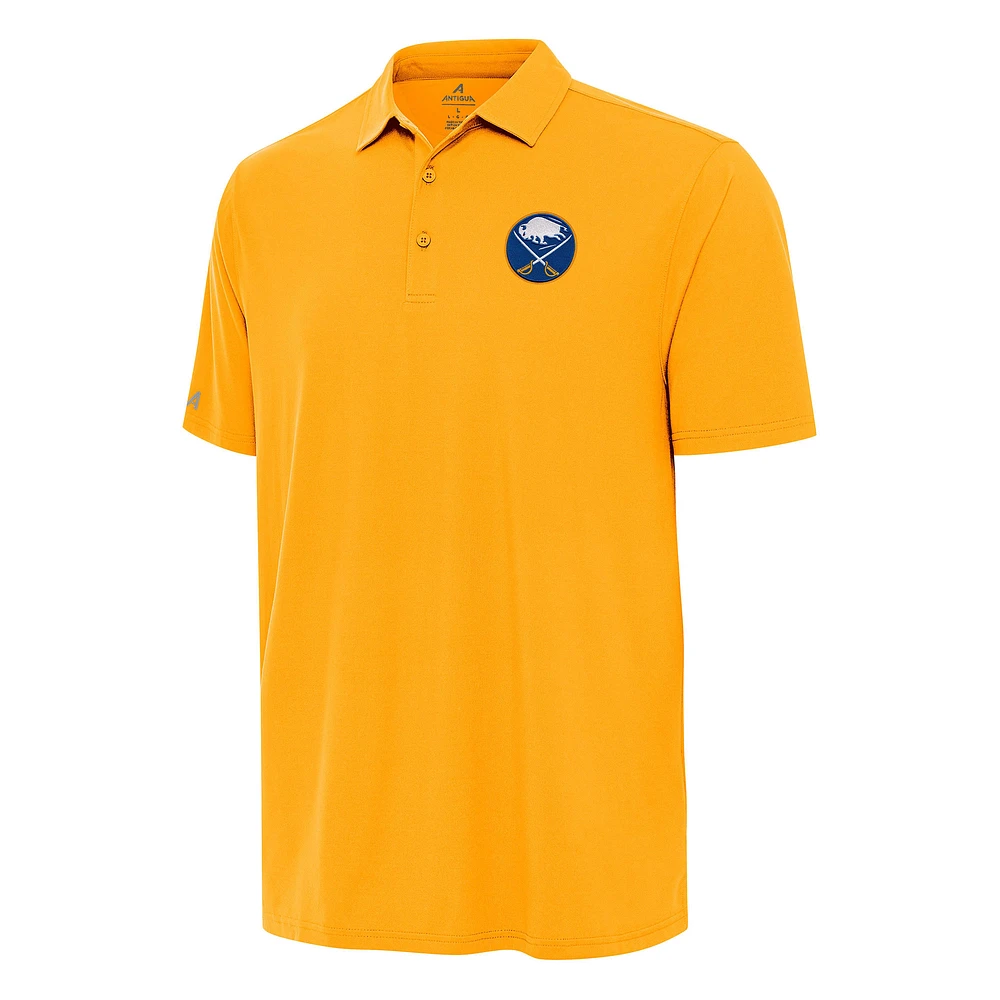 Men's Antigua Gold Buffalo Sabres Era Polo