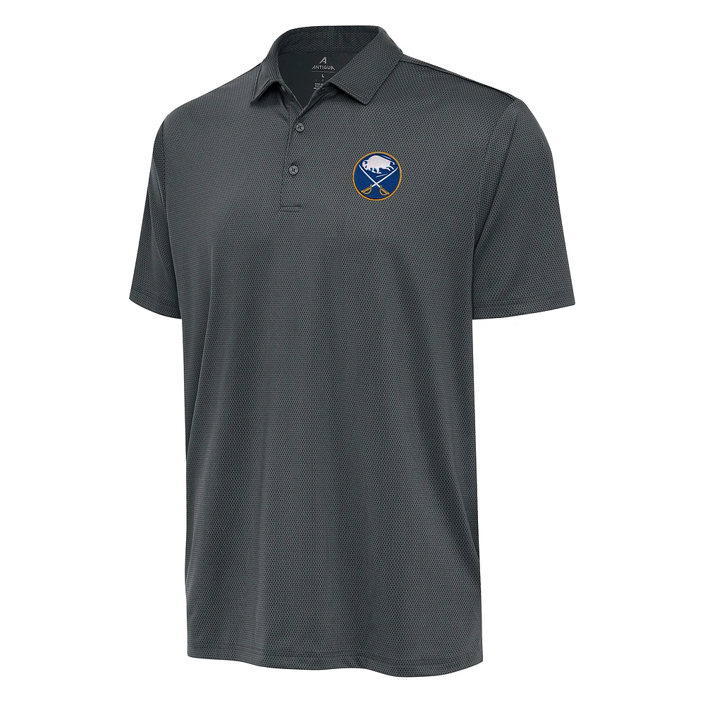 Men's Antigua Pewter Buffalo Sabres Ellipse Polo