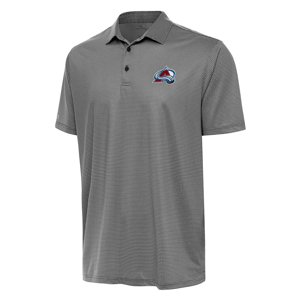 Men's Antigua /White Colorado Avalanche Rings Polo