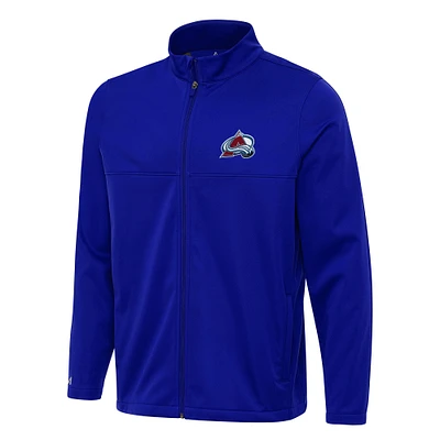 Men's Antigua Royal Colorado Avalanche Links 2 Full-Zip Golf Jacket