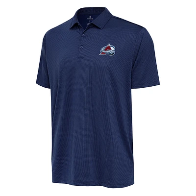 Men's Antigua  Navy Colorado Avalanche Big & Tall Ellipse Polo