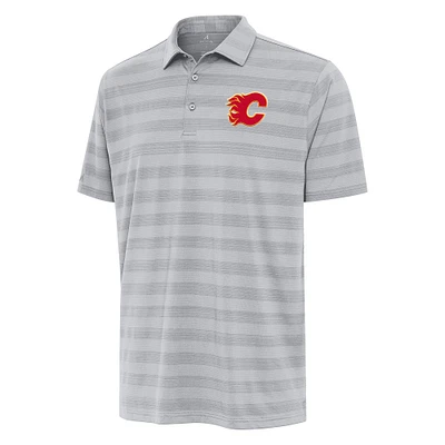 Men's Antigua Calgary Flames Big & Tall Tunnel Polo
