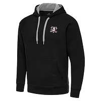 Men's Antigua Black Anaheim Ducks Big & Tall Victory Pullover Hoodie