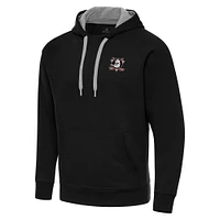 Men's Antigua Black Anaheim Ducks Big & Tall Victory Pullover Hoodie