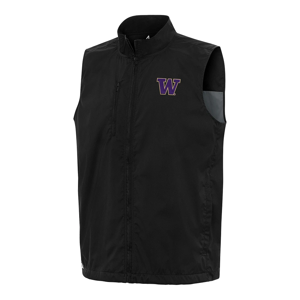 Men's Antigua Washington Huskies Brisk Full-Zip Vest