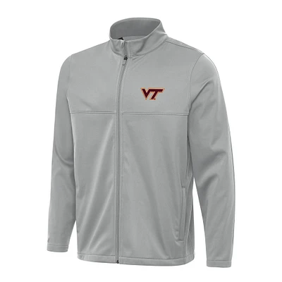 Men's Antigua Virginia Tech Hokies Links 2 Full-Zip Golf Jacket