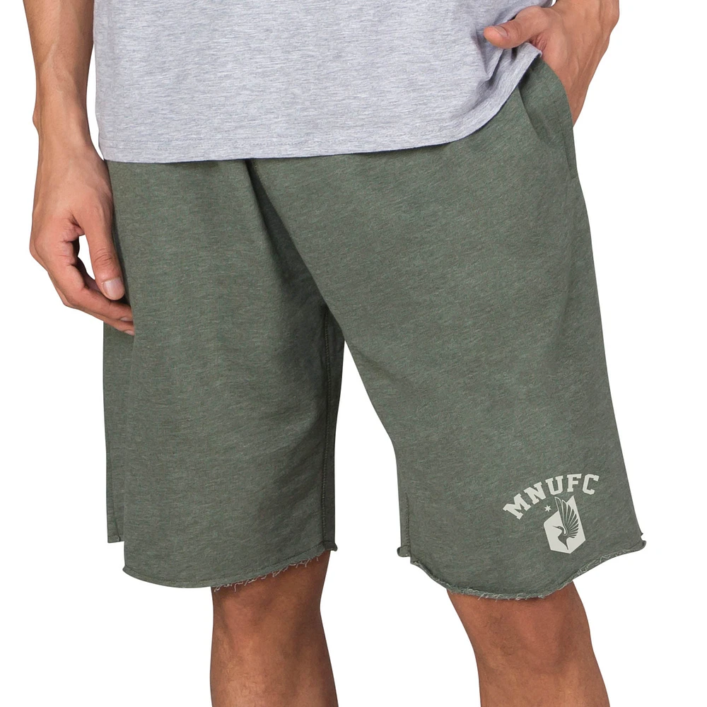 Men's Concepts Sport Green Minnesota United FC Mainstream Tri-Blend Terry Shorts