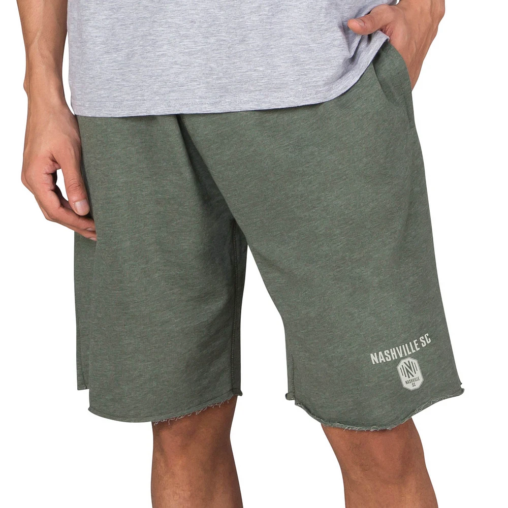 Men's Concepts Sport Green Nashville SC Mainstream Tri-Blend Terry Shorts