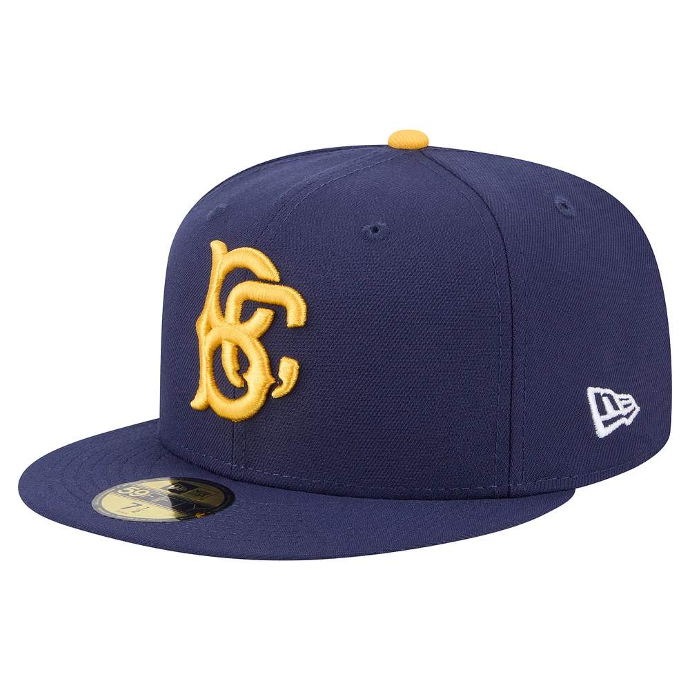 Men's New Era Navy Brooklyn Cyclones Authentic Collection 59FIFTY Fitted Hat