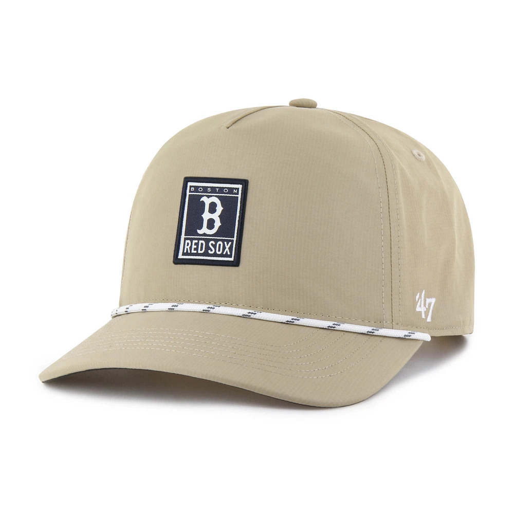 Men's '47 Khaki Boston Red Sox Cozumel Hitch Adjustable Hat