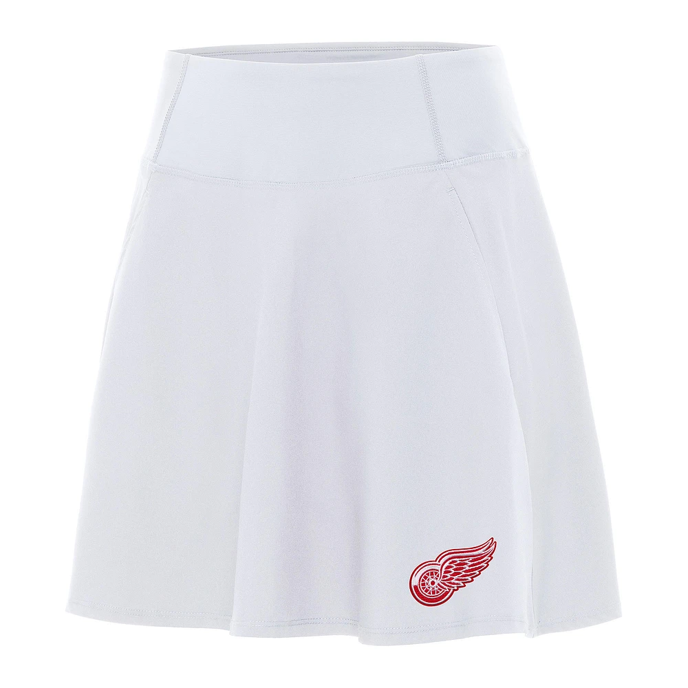 Women's Antigua White Detroit Red Wings Chip Skort