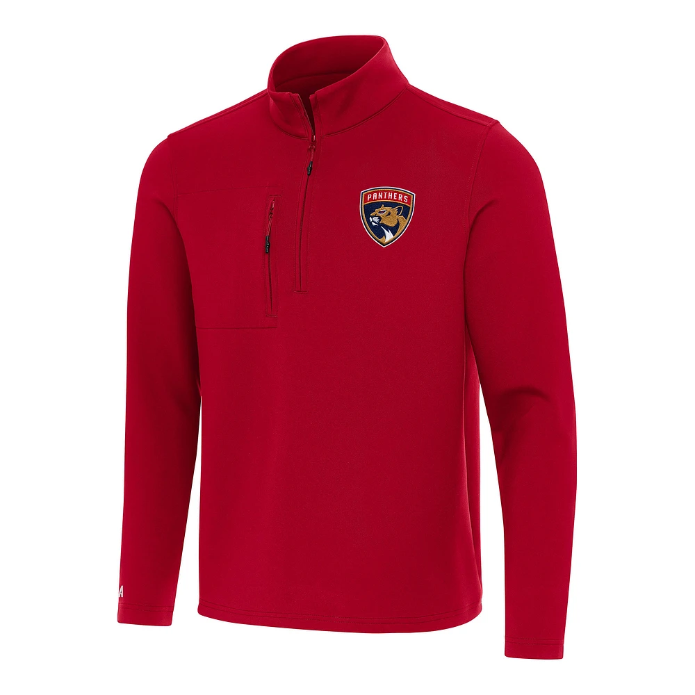 Men's Antigua Florida Panthers Insider Quarter-Zip Top