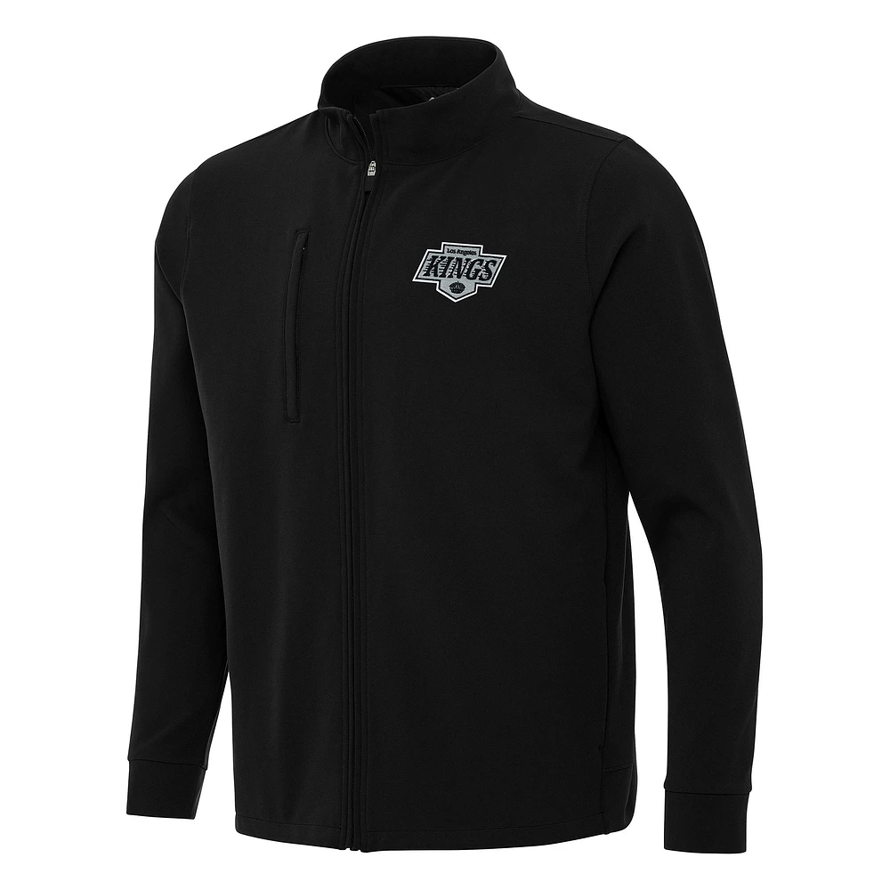 Men's Antigua Los Angeles Kings Regard Full-Zip Jacket
