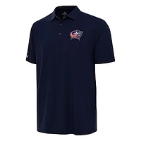 Men's Antigua Navy Columbus Blue Jackets Era Polo