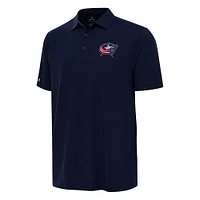 Men's Antigua Navy Columbus Blue Jackets Era Polo