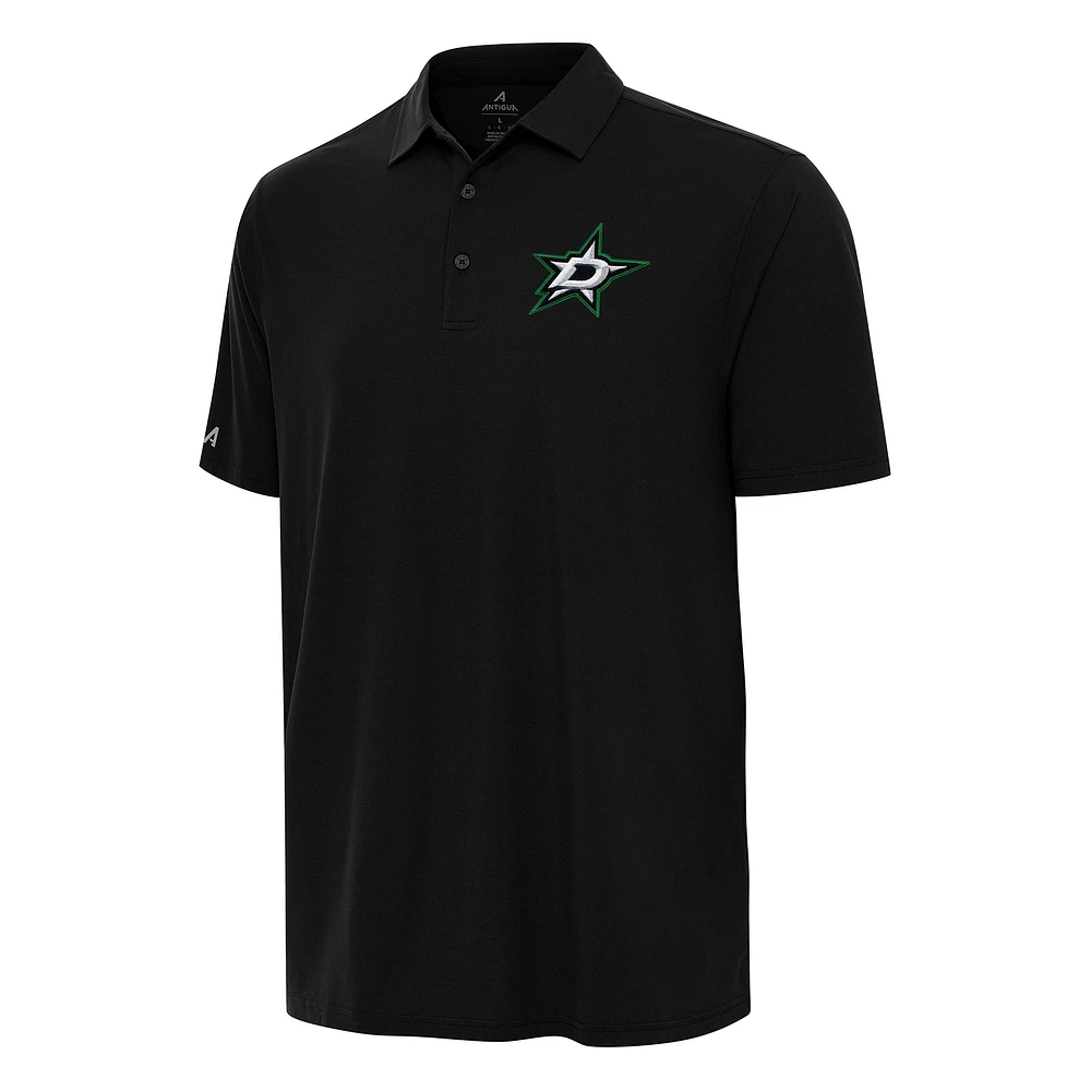 Men's Antigua Black Dallas Stars Era Polo