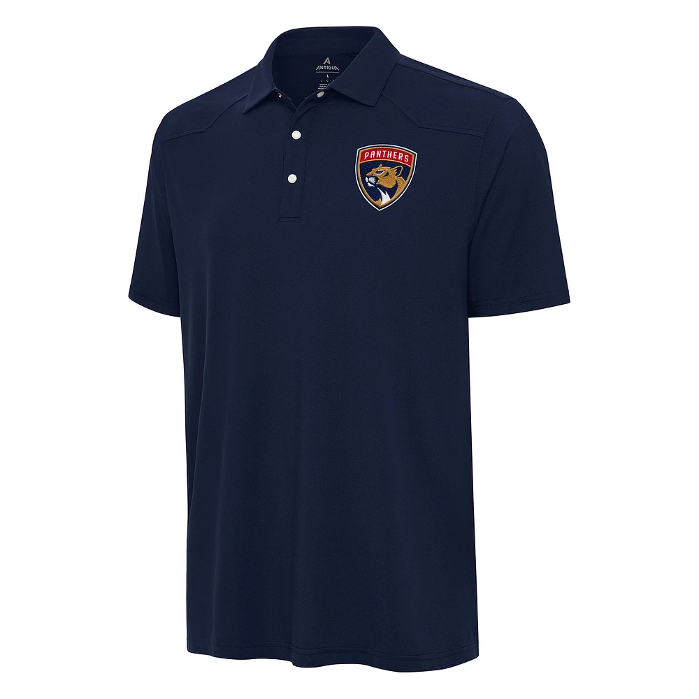 Men's Antigua Navy Florida Panthers Western Polo