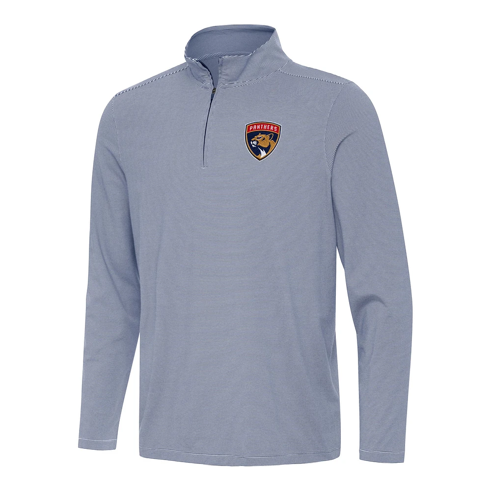 Men's Antigua Navy Florida Panthers Twine Quarter-Zip Top