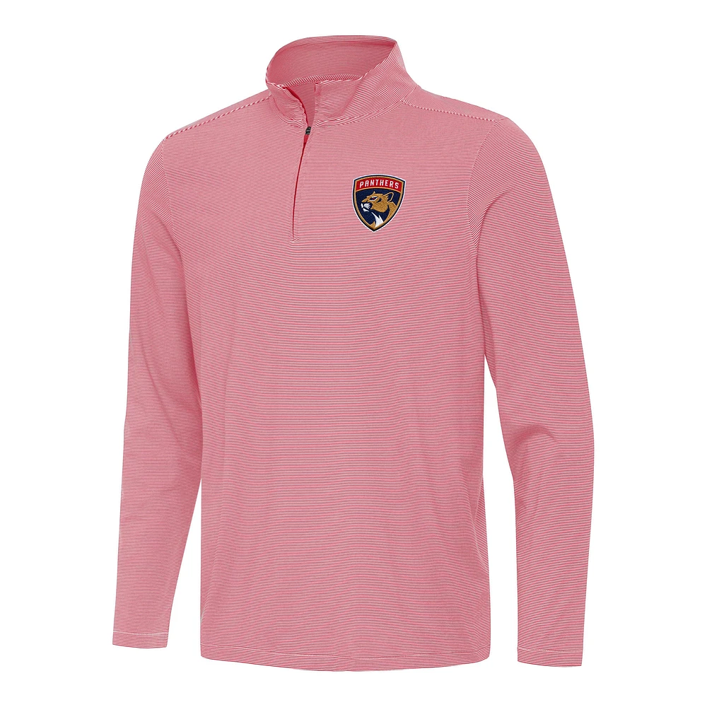 Men's Antigua Florida Panthers Twine Quarter-Zip Top