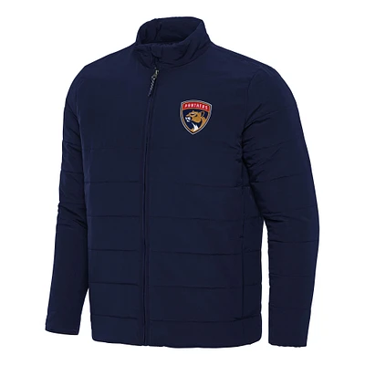 Men's Antigua Navy Florida Panthers Swelter Full-Zip Puffer Jacket