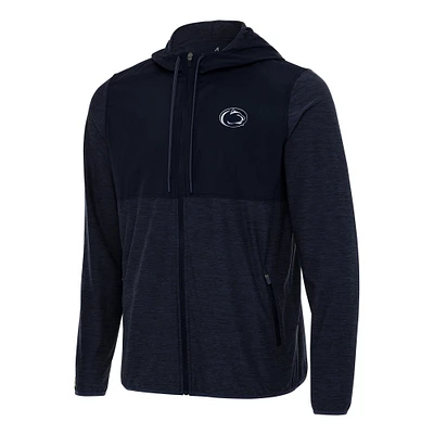 Men's Antigua Navy Penn State Nittany Lions Sway Full-Zip Hoodie