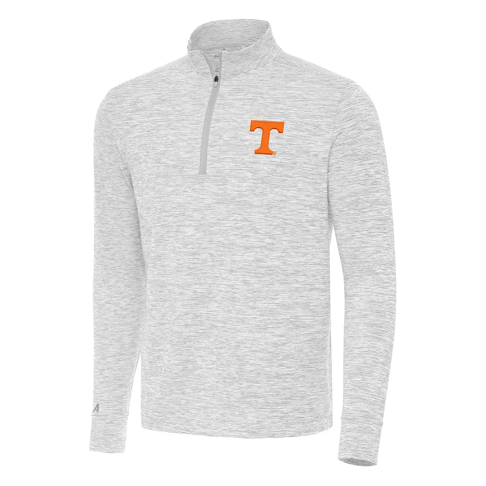 Men's Antigua Gray Tennessee Volunteers Cause Quarter-Zip Top