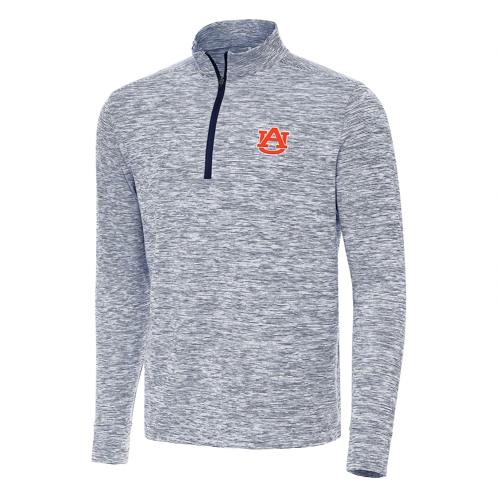 Men's Antigua Navy Auburn Tigers Cause Quarter-Zip Top