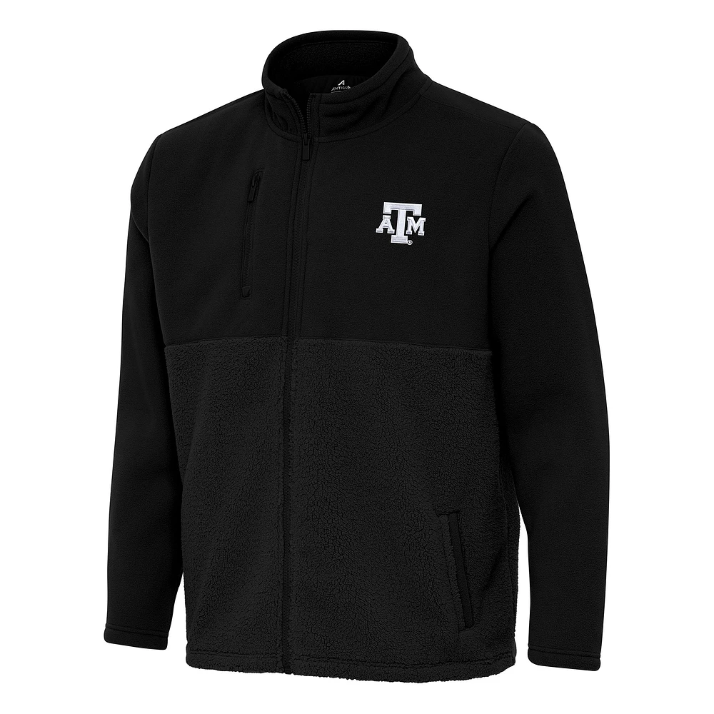 Men's Antigua Texas A&M Aggies Daily Fused Full-Zip Jacket