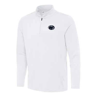Men's Antigua White Penn State Nittany Lions Reprocess Quarter-Zip Top