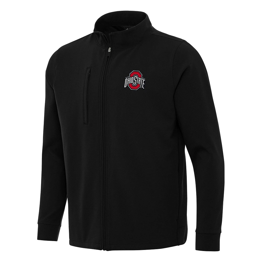 Men's Antigua Ohio State Buckeyes Regard Full-Zip Jacket