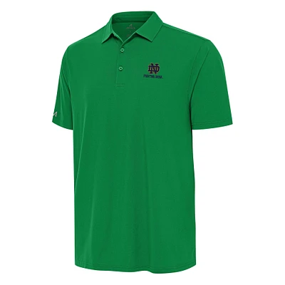 Men's Antigua Kelly Green Notre Dame Fighting Irish Era Polo