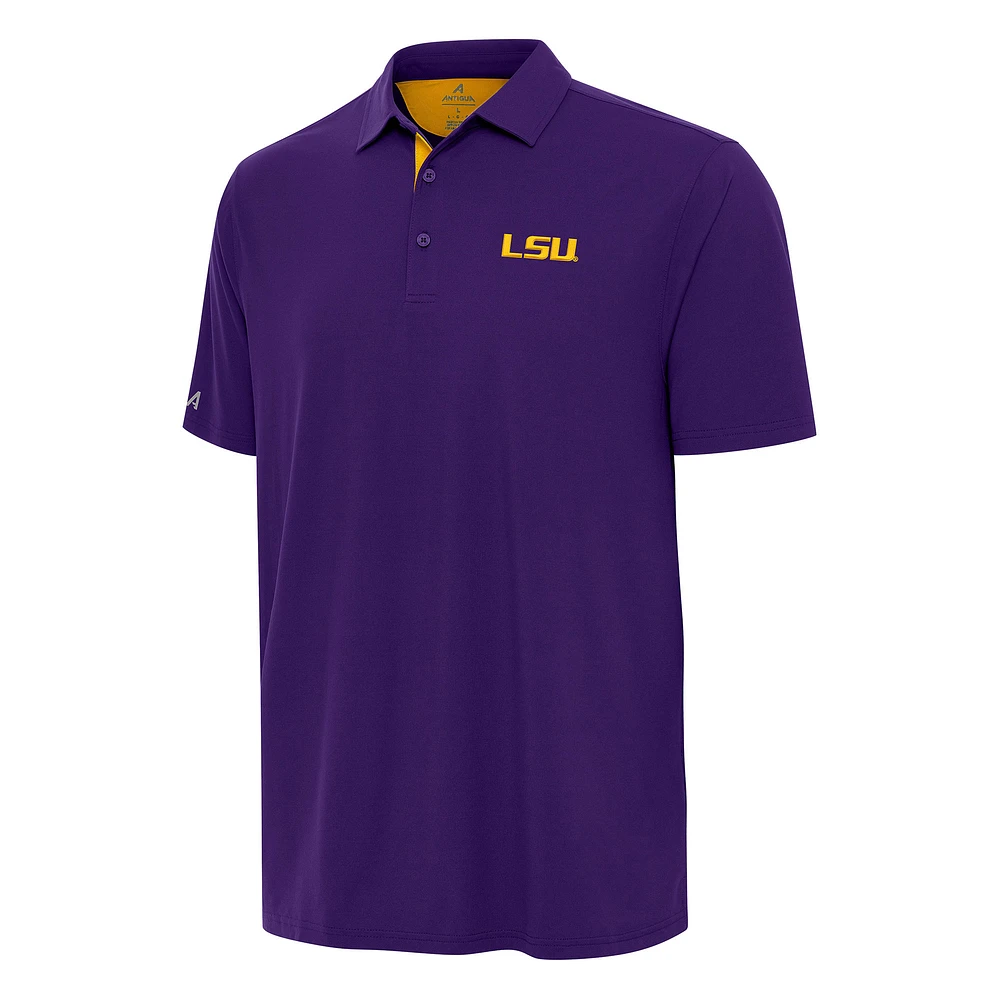 Men's Antigua Purple LSU Tigers Era Polo