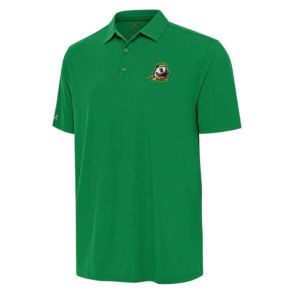 Men's Antigua Kelly Green Oregon Ducks Era Polo