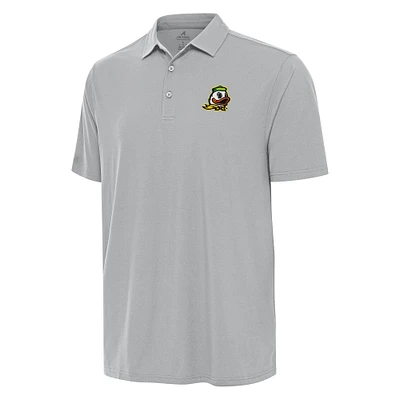 Men's Antigua Gray Oregon Ducks Era Polo