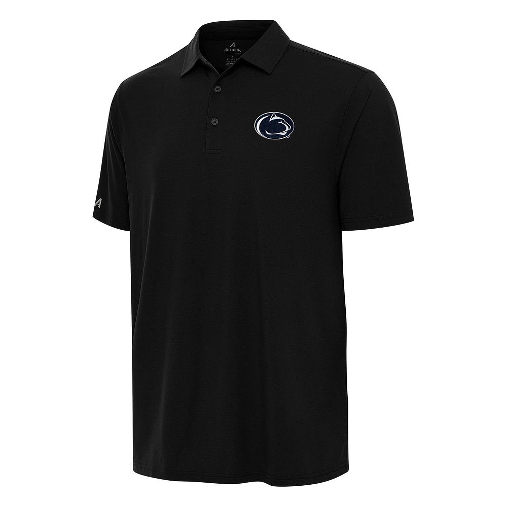 Men's Antigua Black Penn State Nittany Lions Era Polo