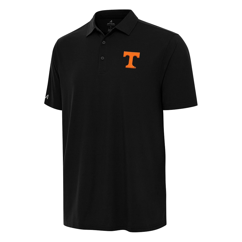 Men's Antigua Black Tennessee Volunteers Era Polo