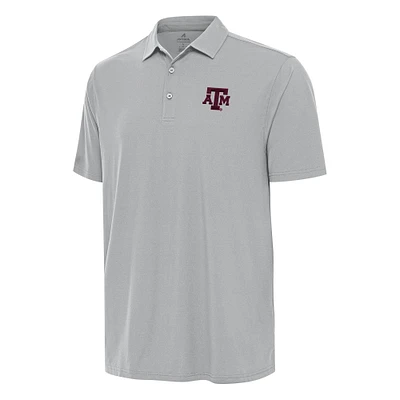 Men's Antigua Gray Texas A&M Aggies Era Polo