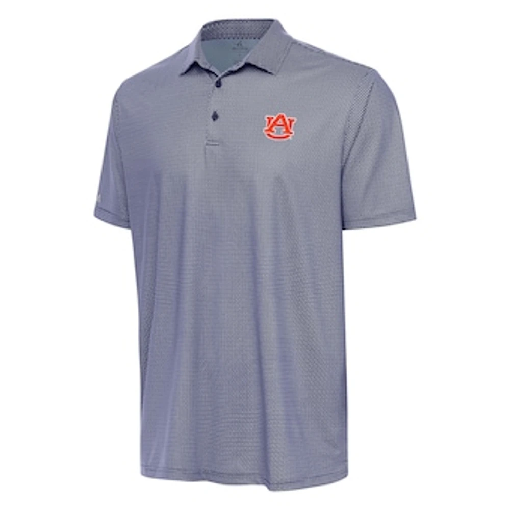 Men's Antigua Navy/White Auburn Tigers Rings Polo