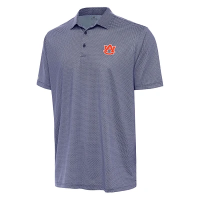 Men's Antigua Navy/White Auburn Tigers Rings Polo