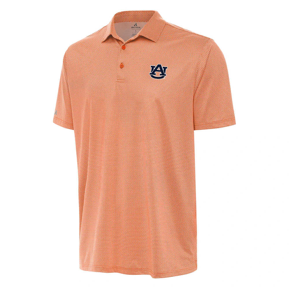 Men's Antigua Orange/White Auburn Tigers Rings Polo