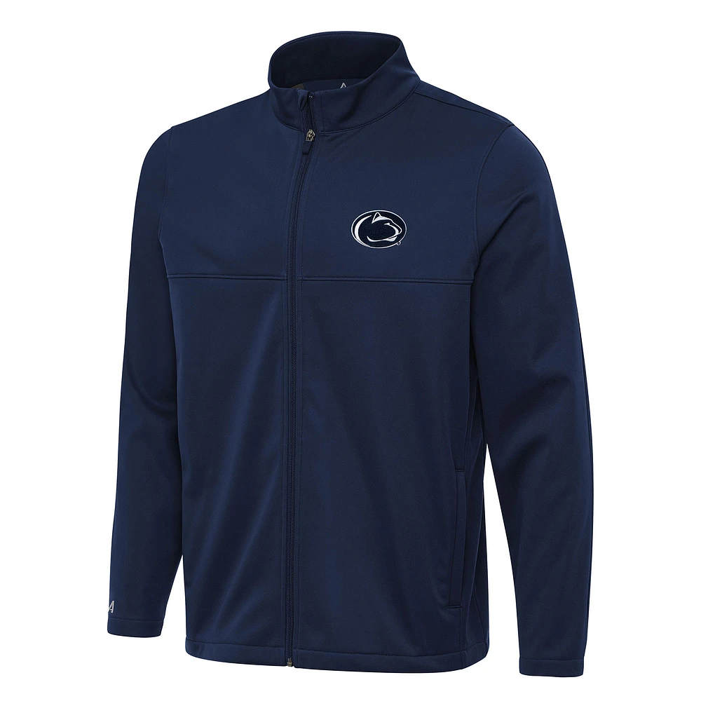 Men's Antigua Navy Penn State Nittany Lions Links 2 Full-Zip Golf Jacket